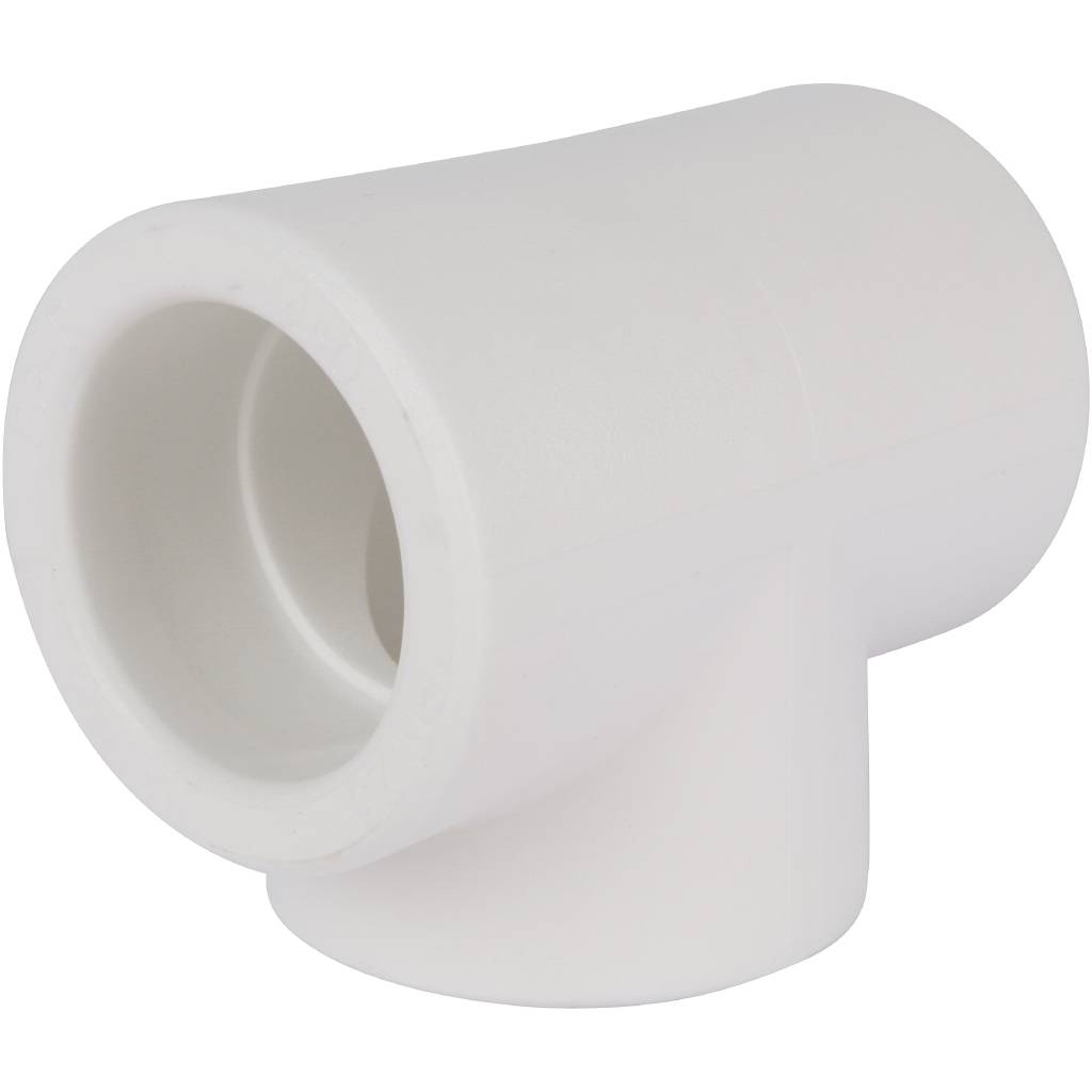 Тройник Kalde d=40 для полипропиленовых труб под сварку (цвет белый), R.3212-teo-400000