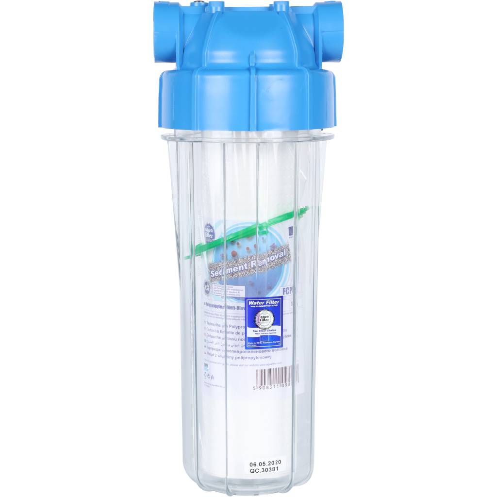 Магистральный фильтр AquaFilter 10SL, с воздушным клапаном, латунная резьба 1/2, FHPR12-B1-AQ