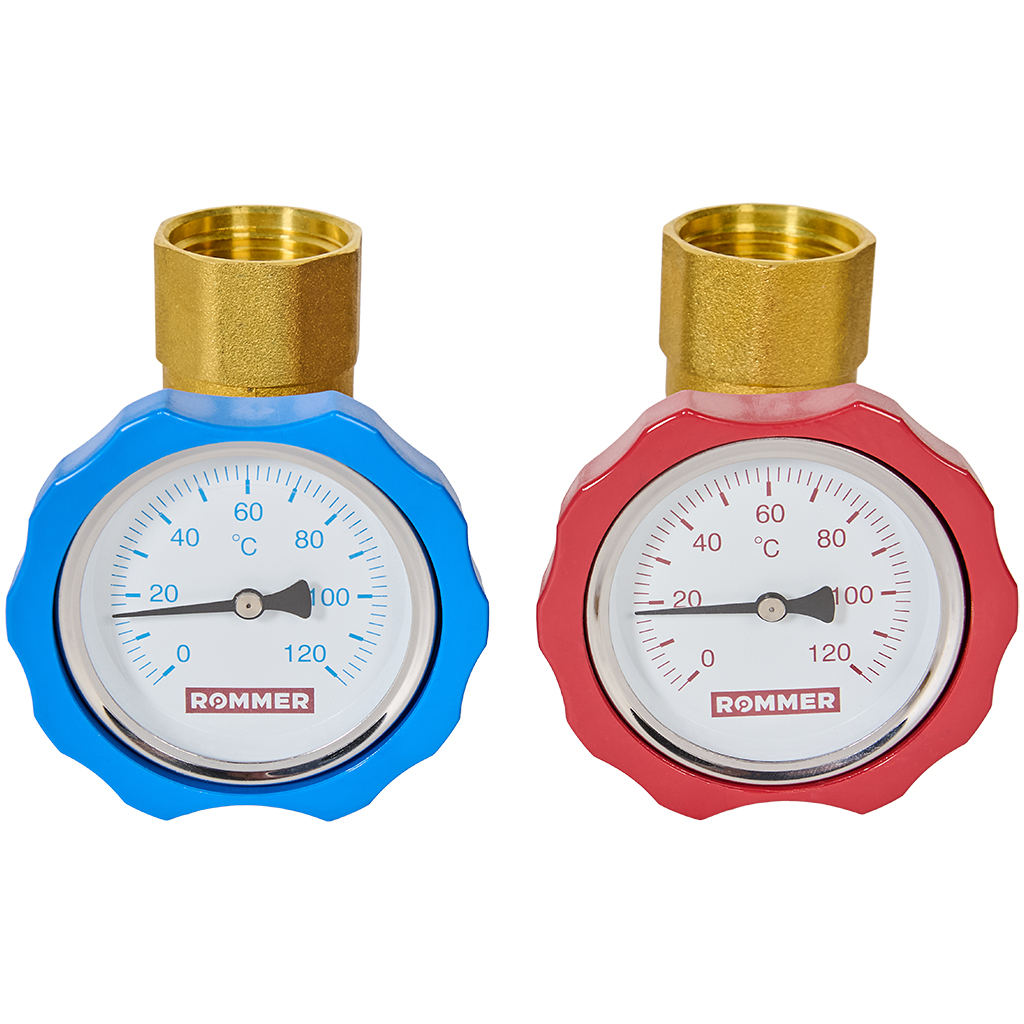 Насосная группа ROMMER с 3-х ходовым приводным смесителем 1  без насоса RDG-0003-012501