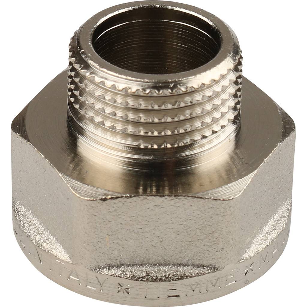 Переходник TIEMME НВ никелированный 1/2х3/4, 1500127