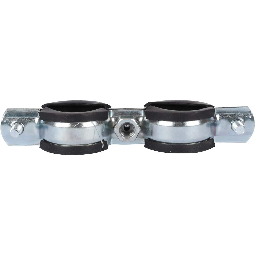 Комплект двойной хомут для труб STOUT хомут+шпилька шуруп +дюбель пластиковый 3/4 (25-29), SAC-0020-200034