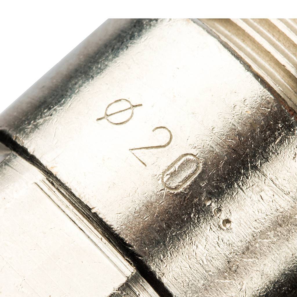 Тройник переходной Prandelli Multyrama (20.2х20.2х16.2) для металлопластиковых труб винтовой, 103.32.44.1