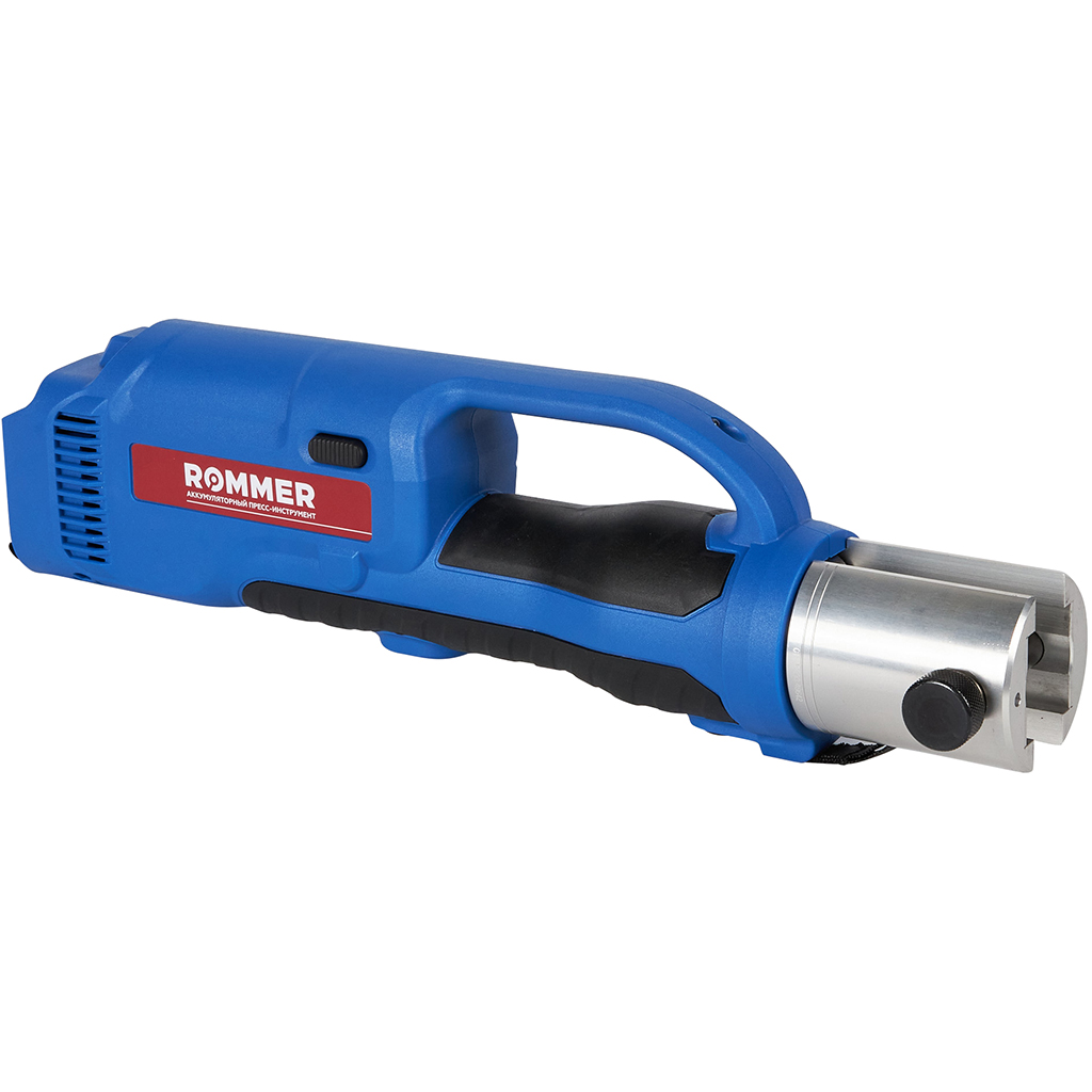 Набор пресс-инструмента ROMMER (пресс-инструмент, 2 аккумулятора 4.0 Ач, зарядное устройство, пластиковый чемодан)
