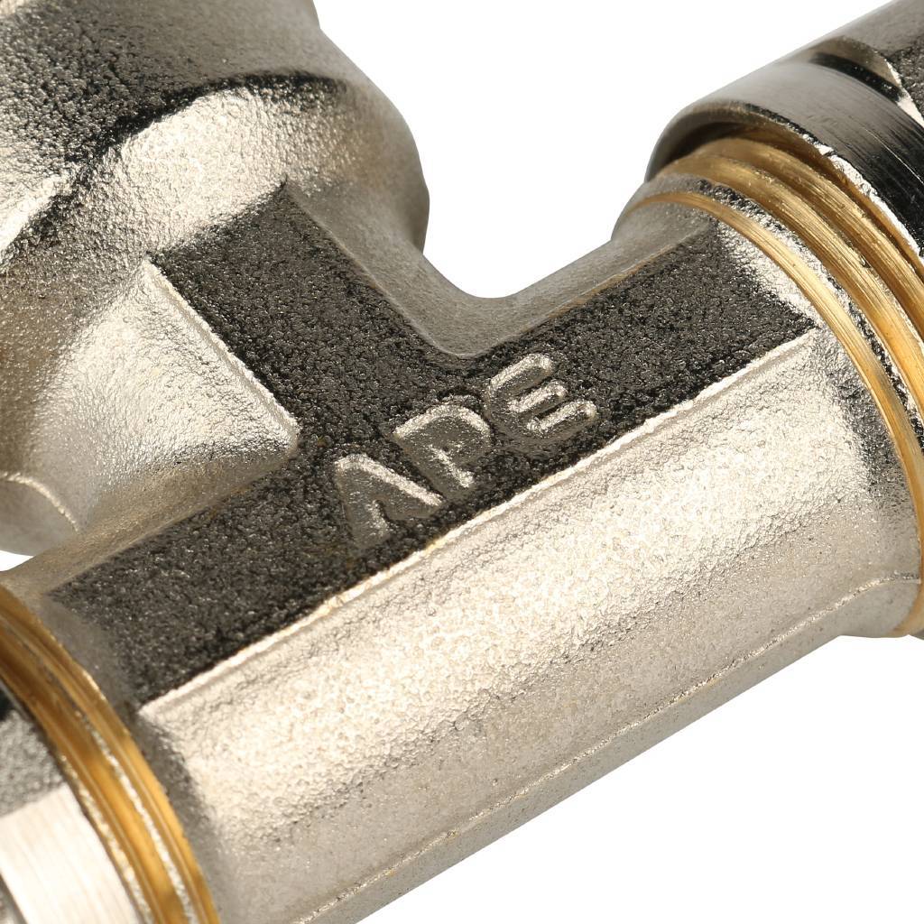 Тройник-переходник STOUT с внутренней резьбой 1/2 х16 для металлопластиковых труб винтовой, SFS-0012-001216