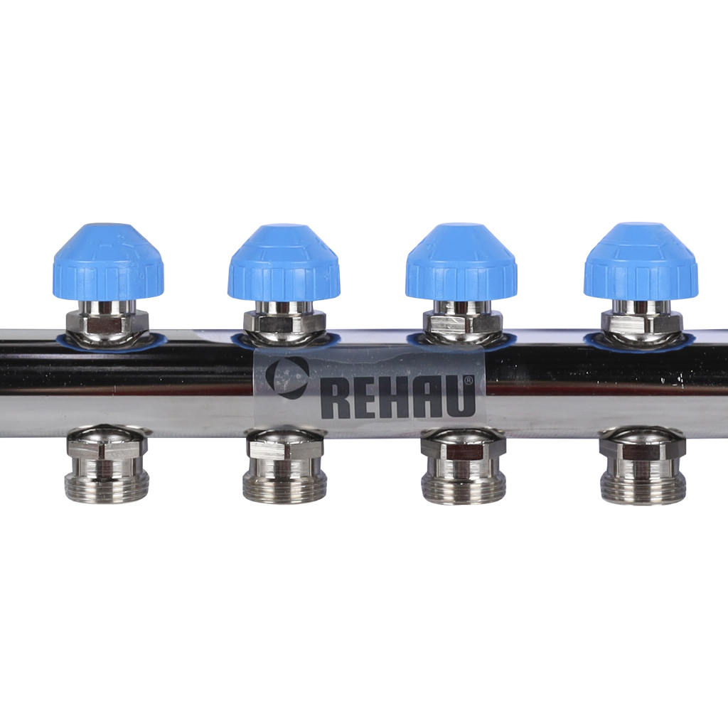 Распределительный коллектор РЕХАУ HKV на 12 контуров (нерж .сталь)