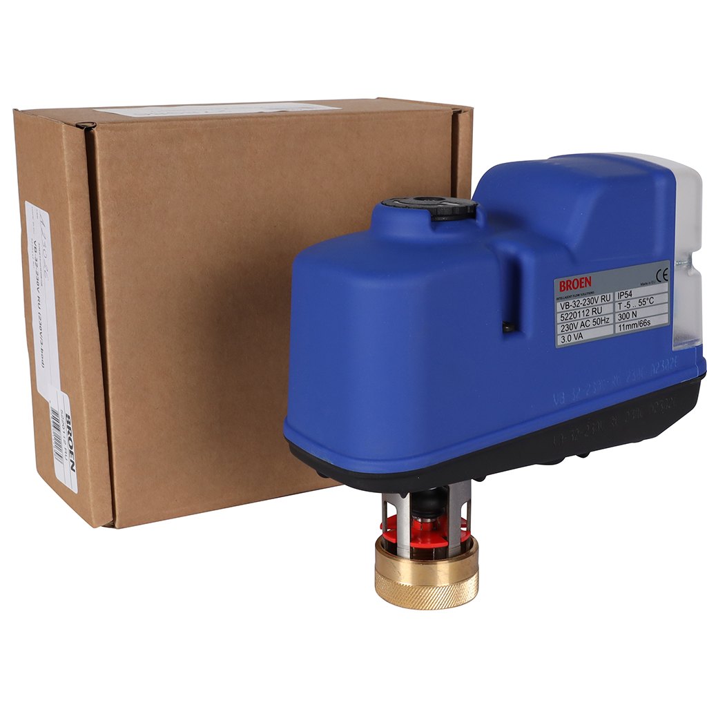 БРОЕН VB-32-230 электропривод 3-х позиционный 230V AC для регулирующих клапанов M1F-FD и M1F-SFD DN 015-050 [1-5220112 RU]