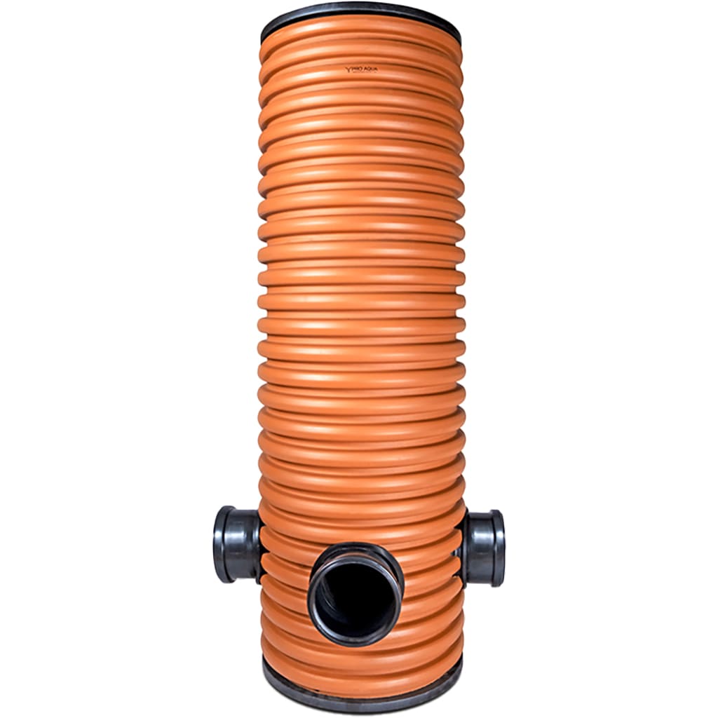 Колодец дренажный с тремя выходами Pro Aqua PRODREN ID400x110 SN8 1м, PPK 83 0400 10 110