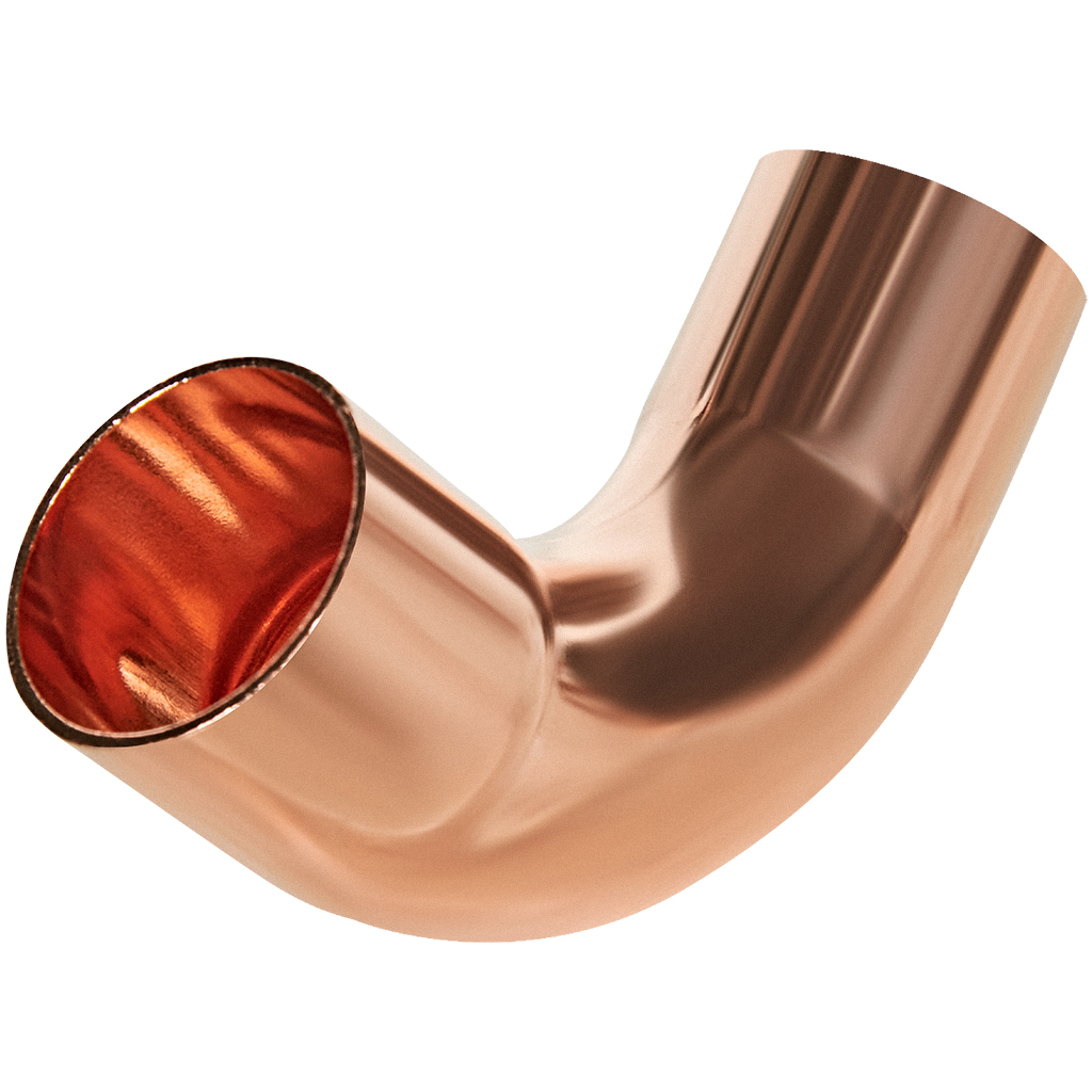 Отвод JINTIAN 90° ВП-НП 22 из меди под пайку, JT-15001A22E