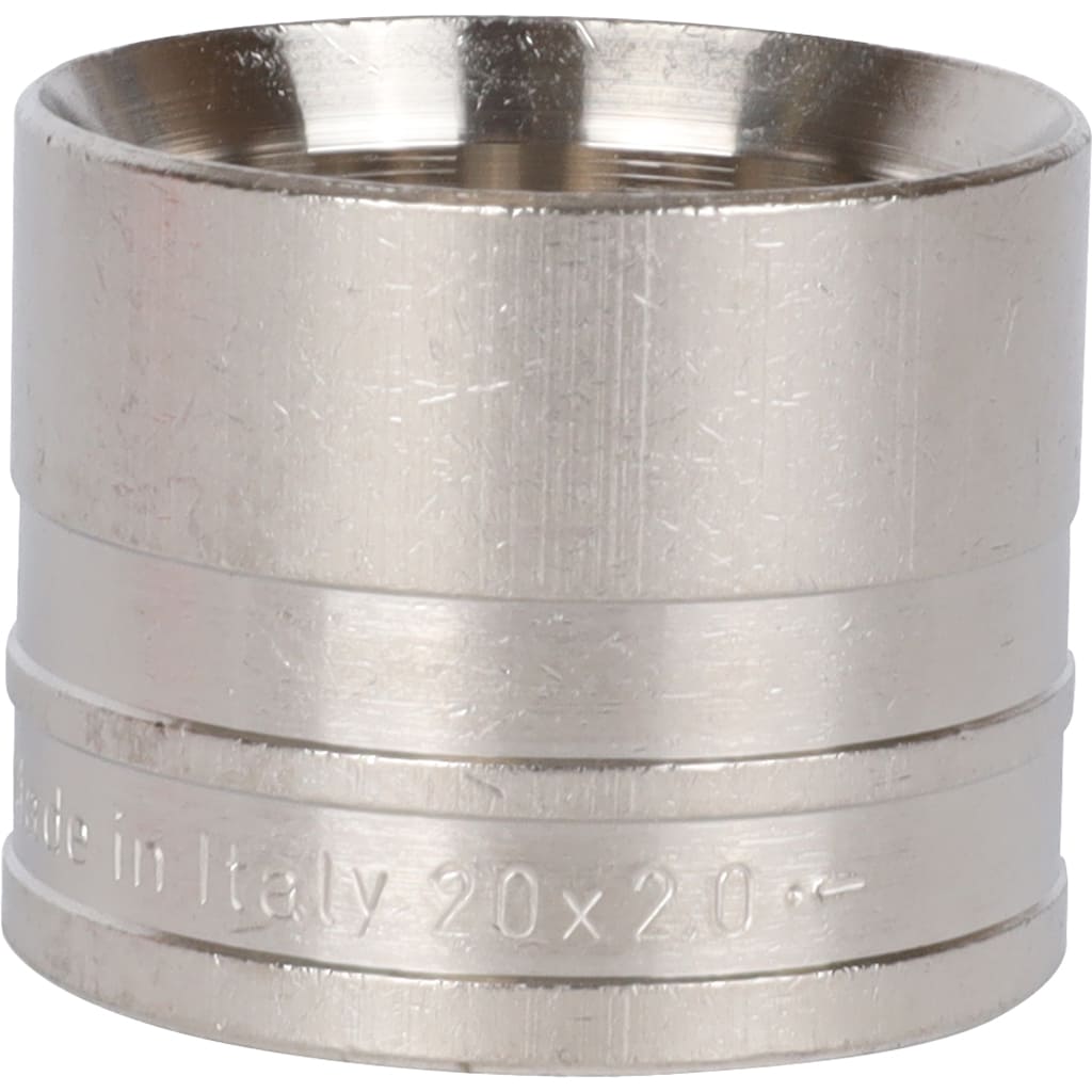Монтажная гильза STOUT 20х2.0 никелированная для труб из сшитого полиэтилена аксиальный