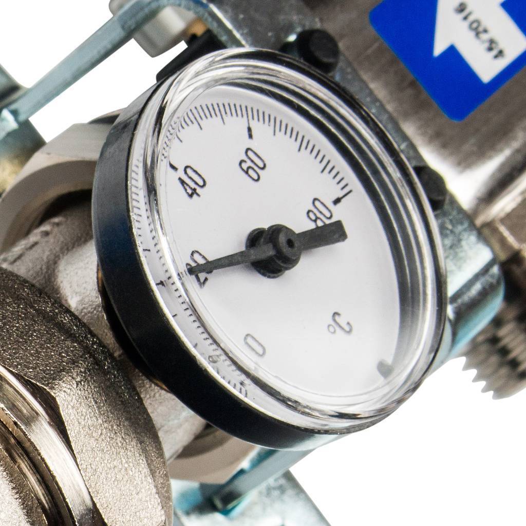 Коллектор из нержавеющей стали STOUT в сборе без расходомеров 2 вых.