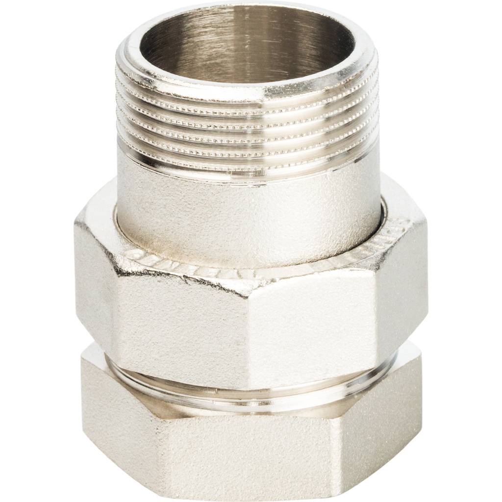 Разъемное соединение STOUT американка ВН никелированное, уплотнение под гайкой 1 1/4 o-ring кольцо, SFT-0041-000114