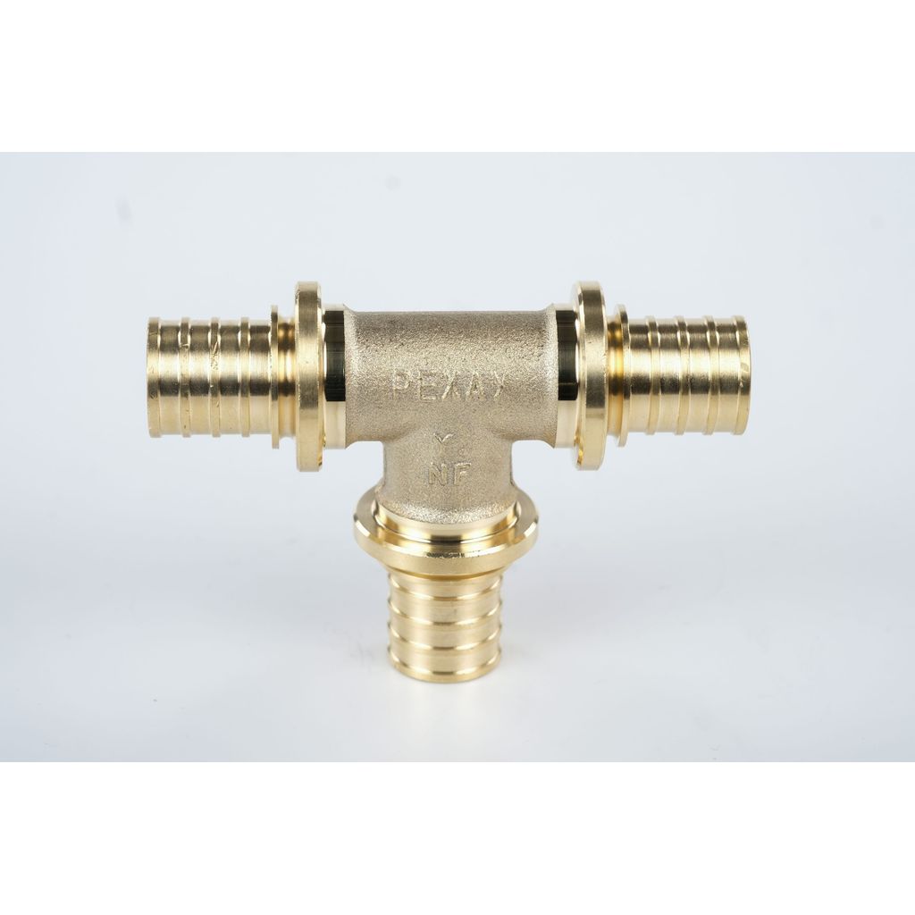 Тройник РЕХАУ равнопроходный 20-20-20 MX для труб из сшитого полиэтилена аксиальный