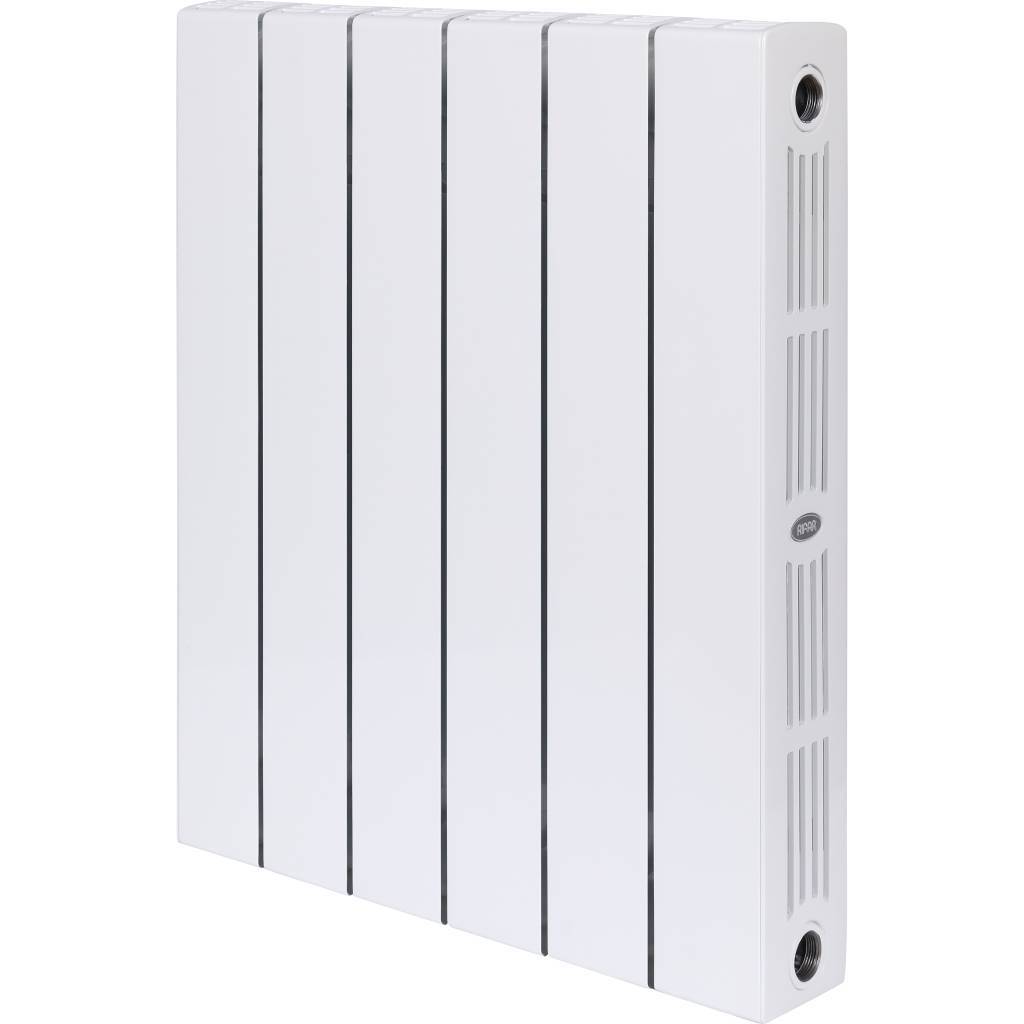 Радиатор биметаллический RIFAR SUPReMO 500 6 секций боковое подключение (белый RAL 9016), 4RS50-6