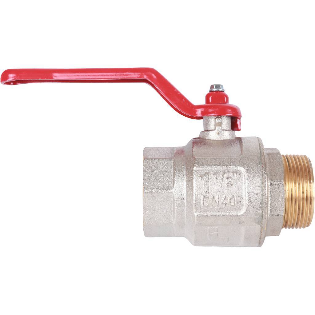 Кран шаровой Itap IDEAL 091 1 1/2 муфта/резьба полнопроходной (рычаг)