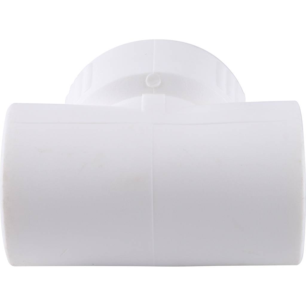 Тройник Kalde с внутренней резьбой 40x1 1/4 для полипропиленовых труб под сварку (цвет белый), 3222-tfo-401a40