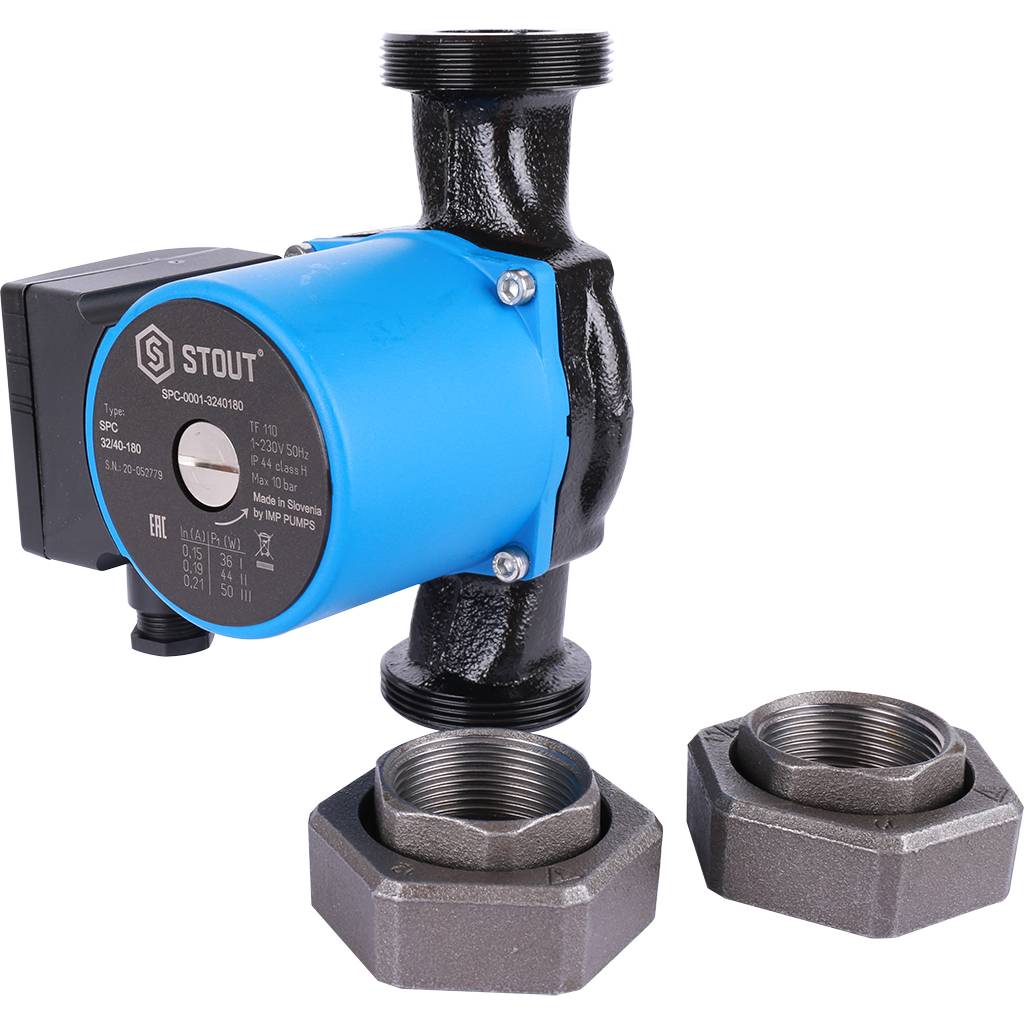Насос циркуляционный STOUT 32/40-180, SPC-0001-3240180