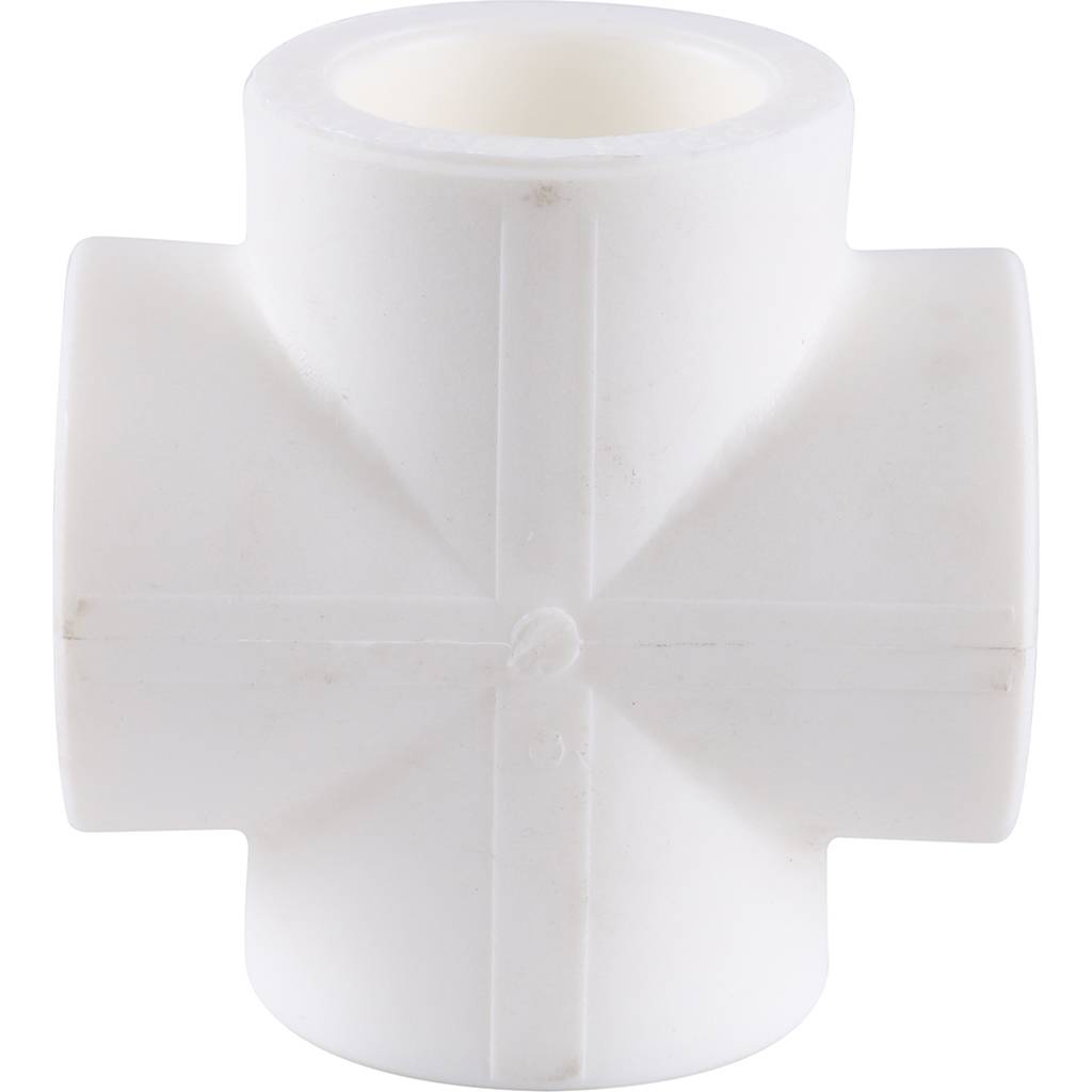 Крестовина Kalde d=32 для полипропиленовых труб под сварку (цвет белый), 3212-crs-320000