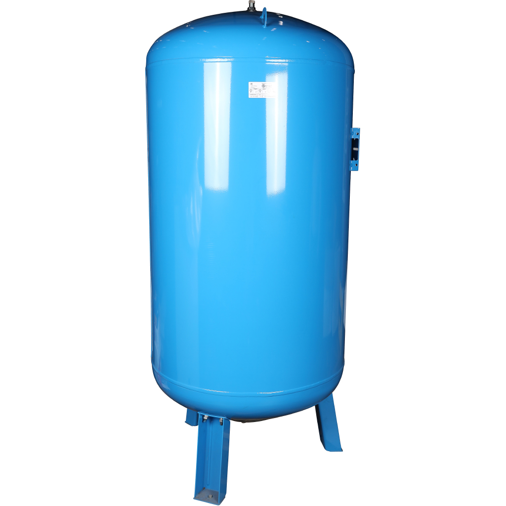 Расширительный бак STOUT STW-0002 гидроаккумулятор 750 л. вертикальный (цвет синий), STW-0002-000750