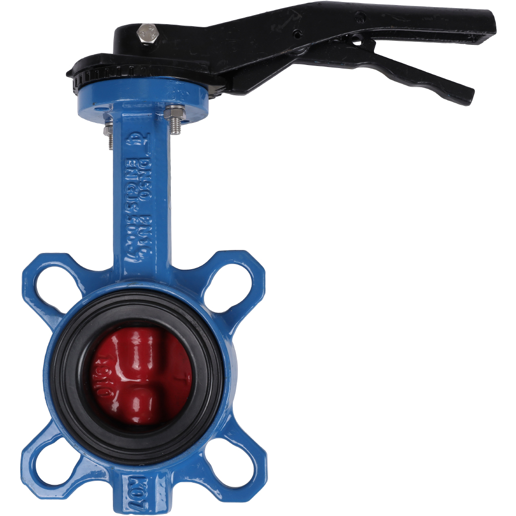 *VPI4448-02EP0050 Tecofi Затвор дисковый поворотный межфланцевый Tecfly с ручкой, корпус и диск ковкий чугун, манжета EPDM, PN16, DN 50