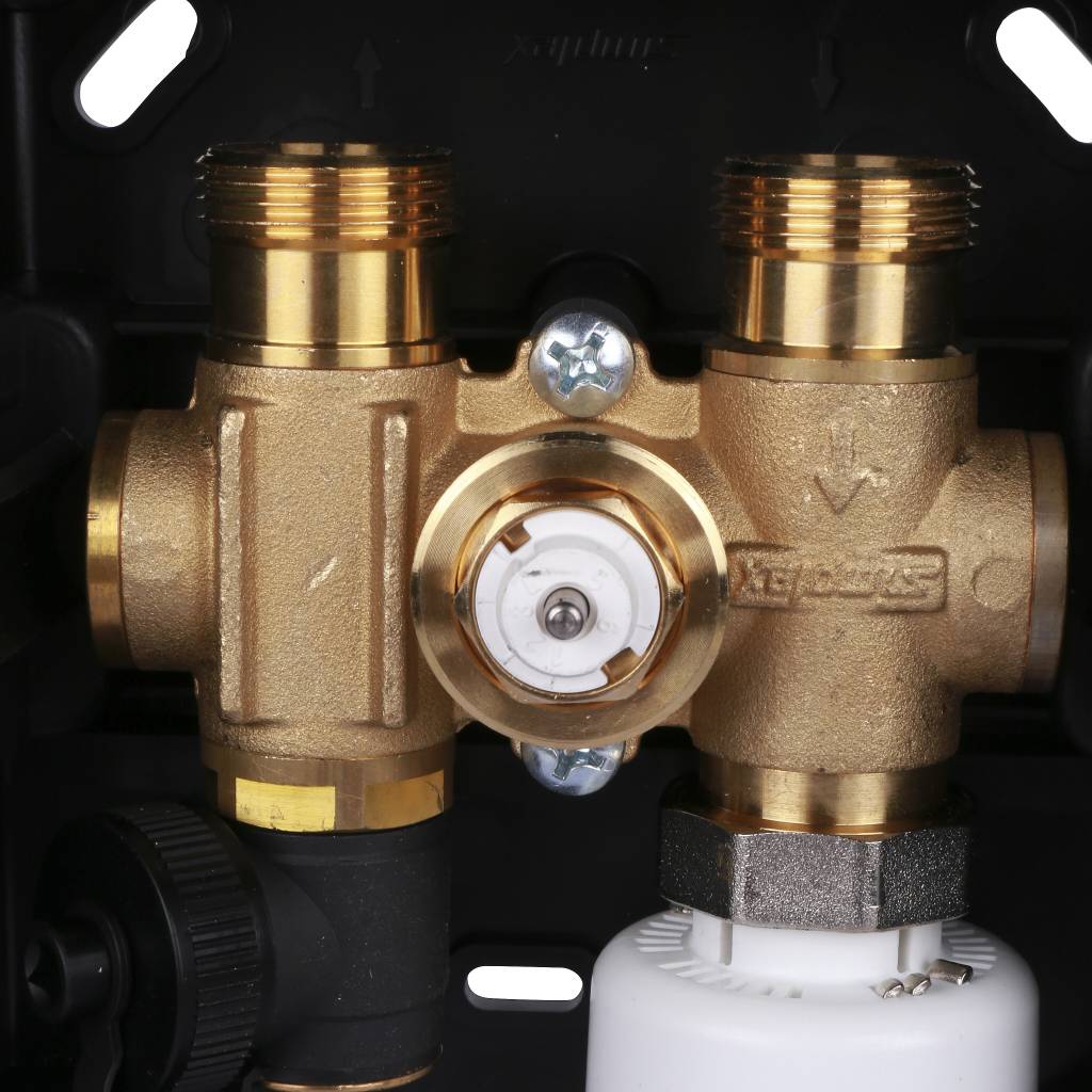 Регулировочный короб Meibes Kombimix DUO с двумя термостатическими головками, F11879