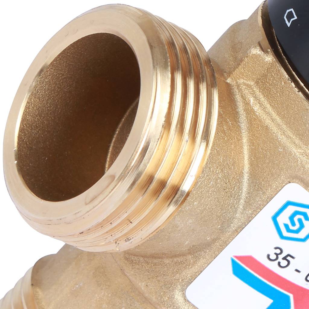 Термостатический смесительный клапан для систем отопления и ГВС STOUT 1  резьба, SVM-0120-166025