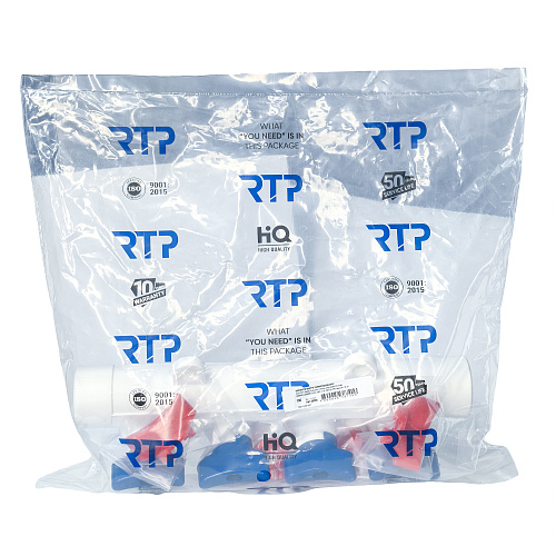 Коллектор с шаровым краном универсальный PPR 25х20/4, RTP