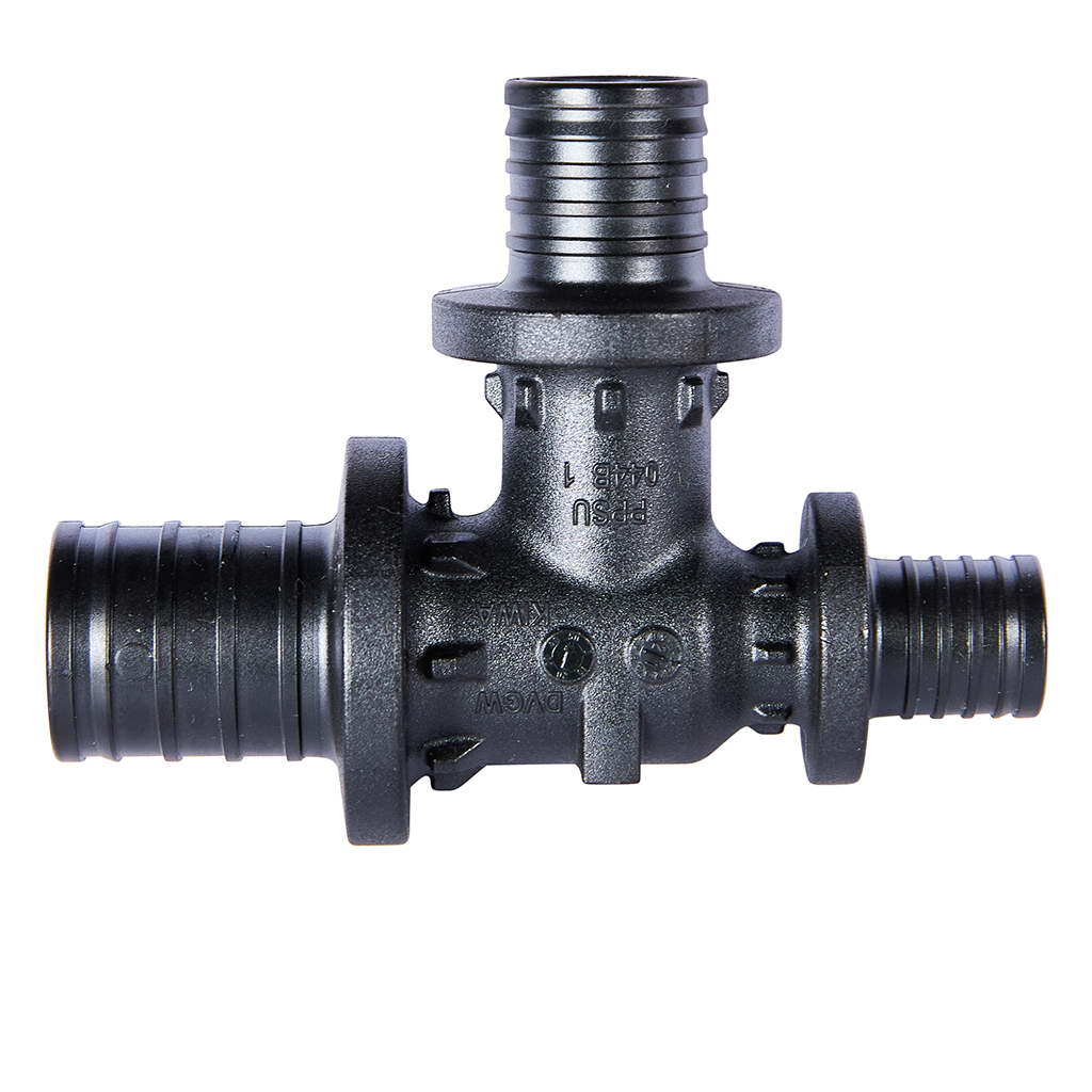 Тройник РЕХАУ RAUTITAN с уменьшенным боковым и торцевым проходом 25-20-16 PX