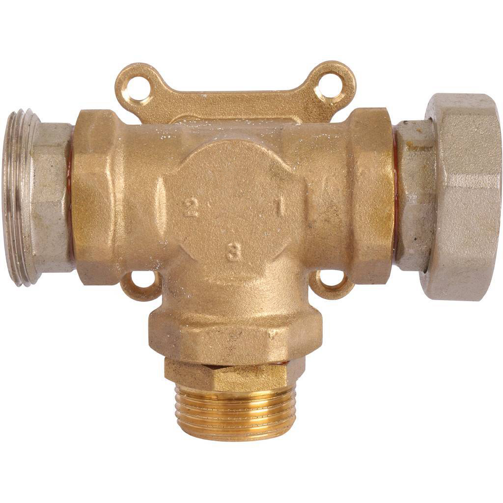 Насосная группа ROMMER RDG-0003 с 3-х ходовым приводным смесителем 1 без насоса, RDG-0003-002501