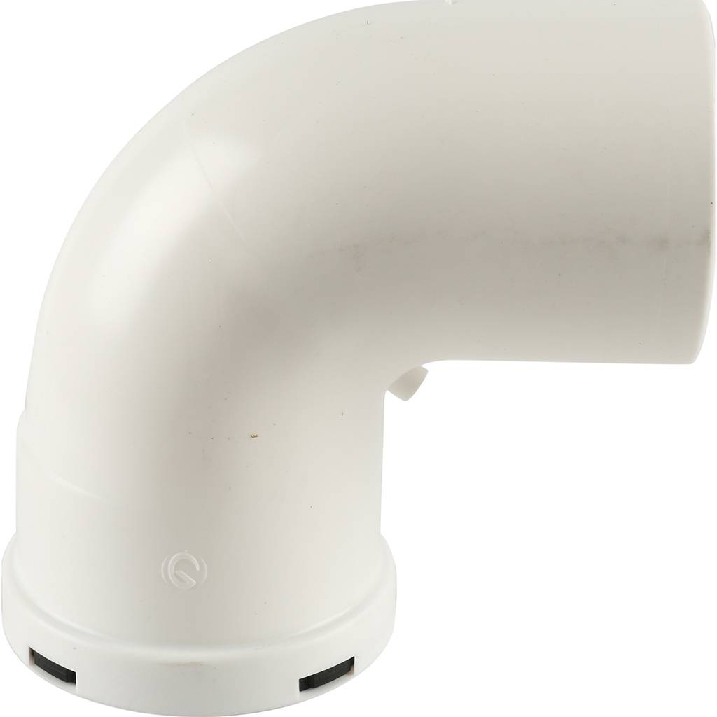 Отвод Baxi KHG 90°, Ду 80 мм, полипропиленовый, НТ