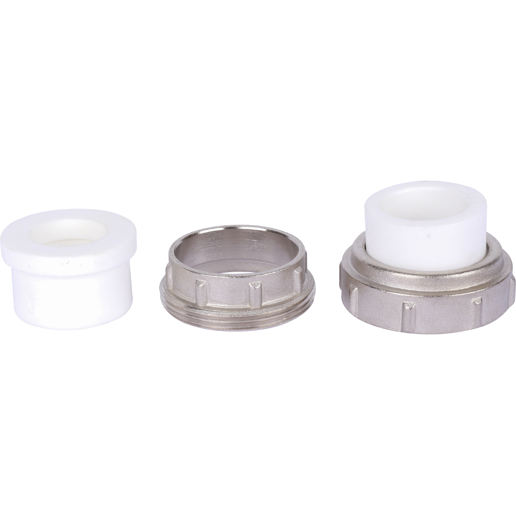 Разъемное соединение Kalde 25 для полипропиленовых труб под сварку (цвет белый)