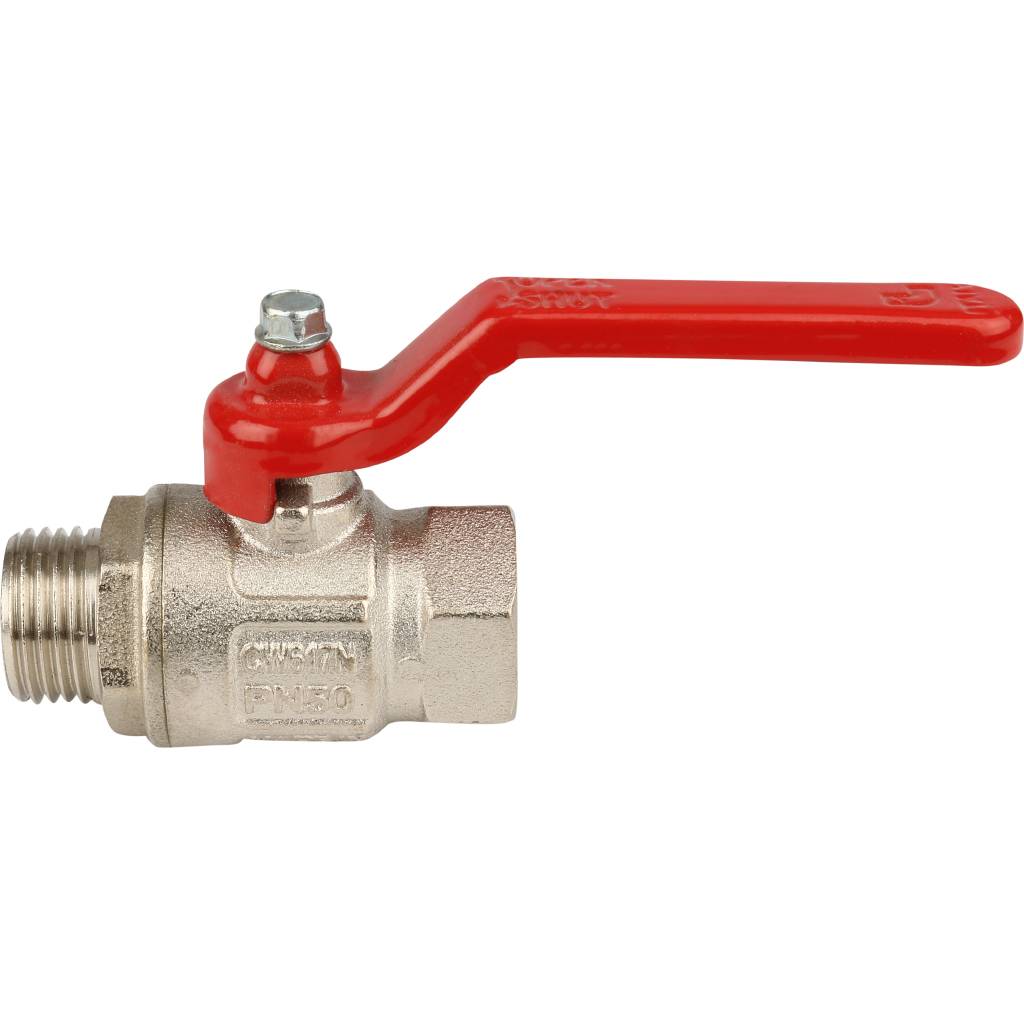 Кран шаровой Itap IDEAL 091 1/2 муфта/резьба полнопроходной (рычаг), 26090