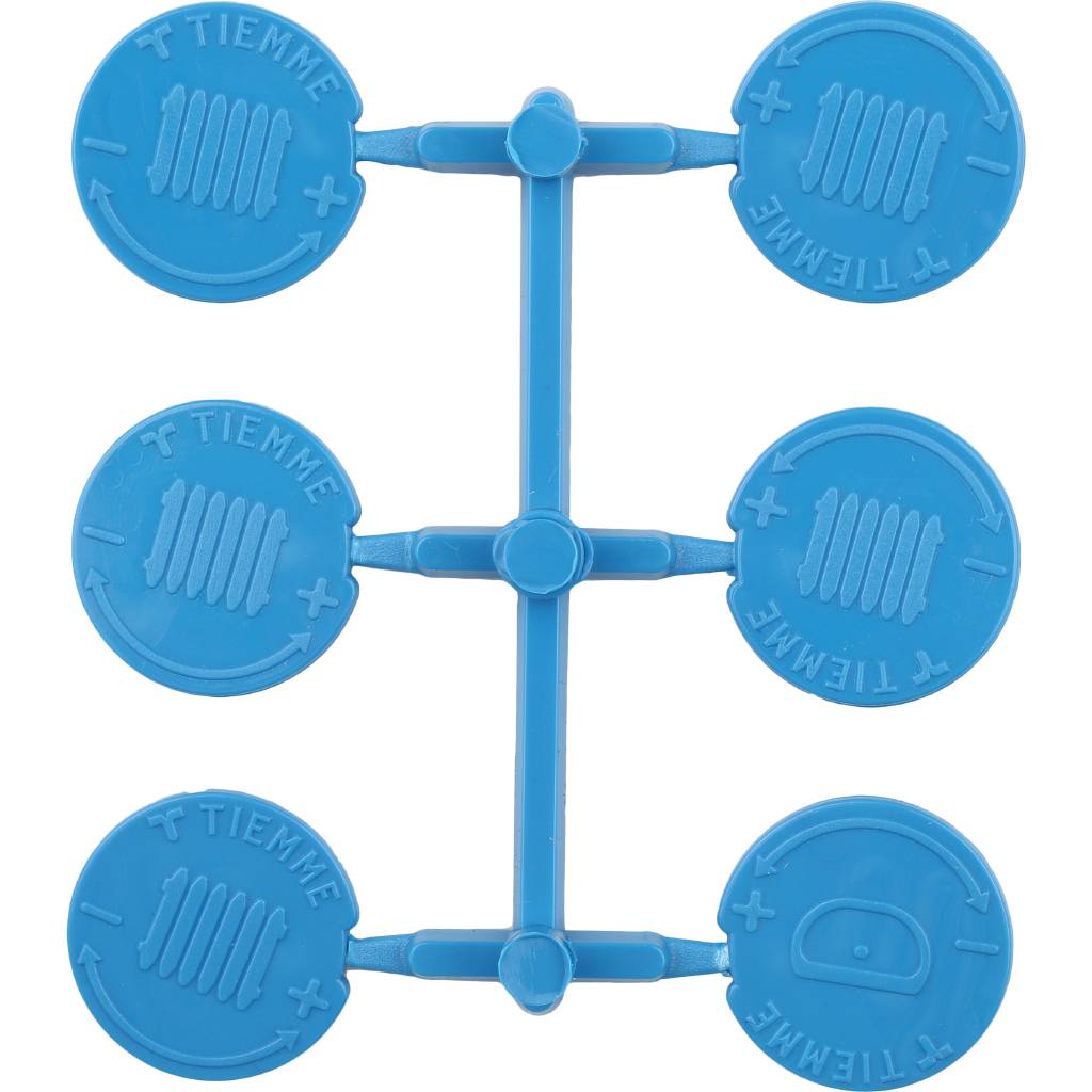 Коллектор с регулировочными вентилями TIEMME 1 х1/2 на 2 выхода (хром.)
