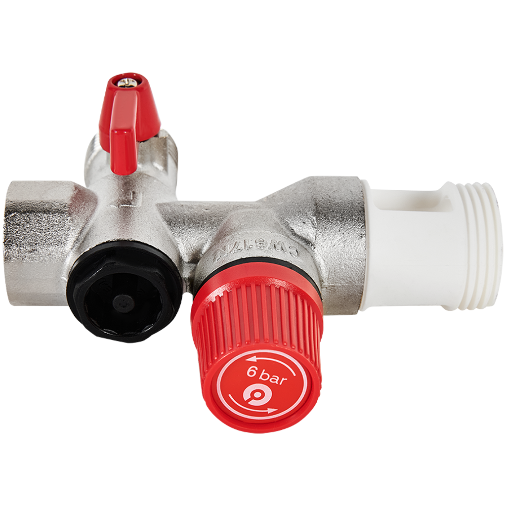 Группа безопасности для бойлера ROMMER 7 бар 1/2