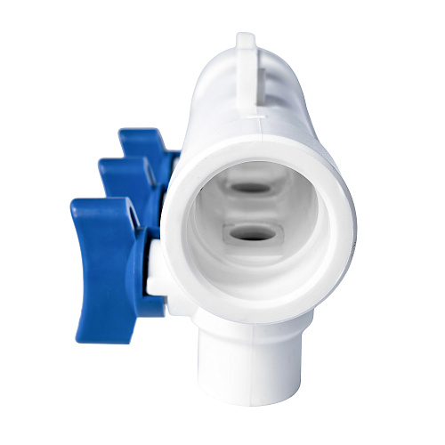 Коллектор с шаровым краном универсальный PPR 32х20/3, RTP