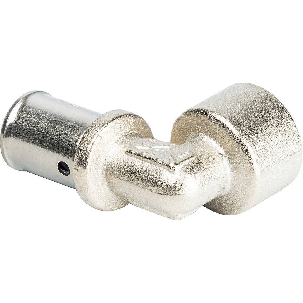 Угольник Prandelli Multyrama с внут.рез. (16х2,0)х1/2 для металлопластиковых труб прессовой, 109.04.51.6