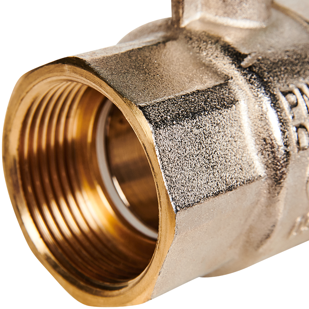 Кран шаровой полнопроходной STOUT ВР/НР ручка рычаг 1 1/4