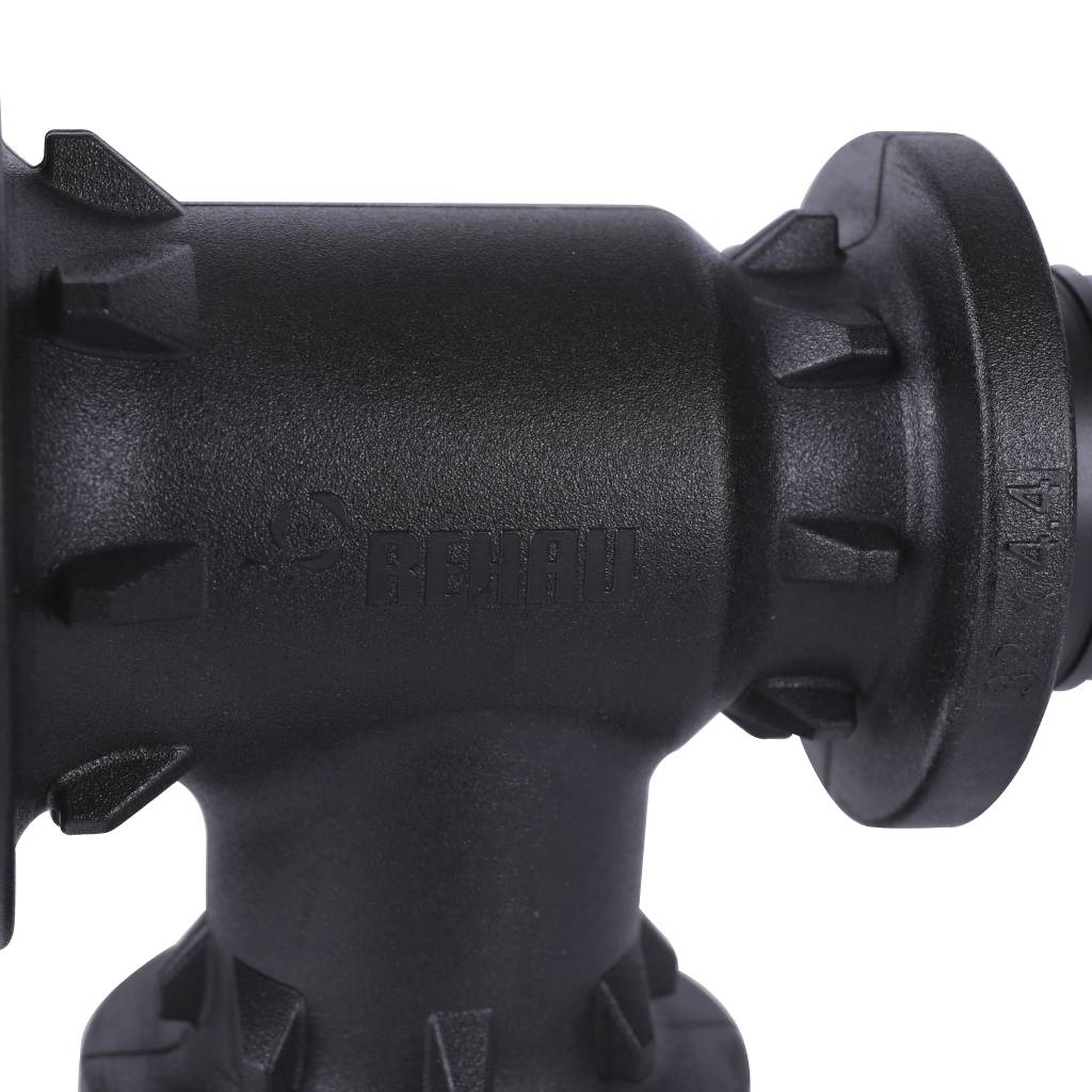 Тройник РЕХАУ RAUTITAN с уменьшенным боковым и торцевым проходом 40-32-32 PX