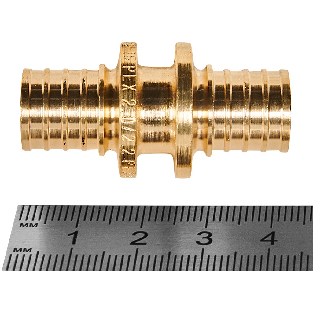 Муфта соединительная равнопроходная ROMMER 16 для труб из сшитого полиэтилена аксиальный