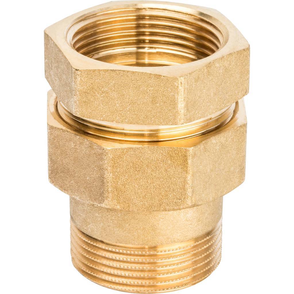 Разъемное соединение STOUT американка ВН 1 1/4 уплотнение под гайкой по плоскости, SFT-0044-000114