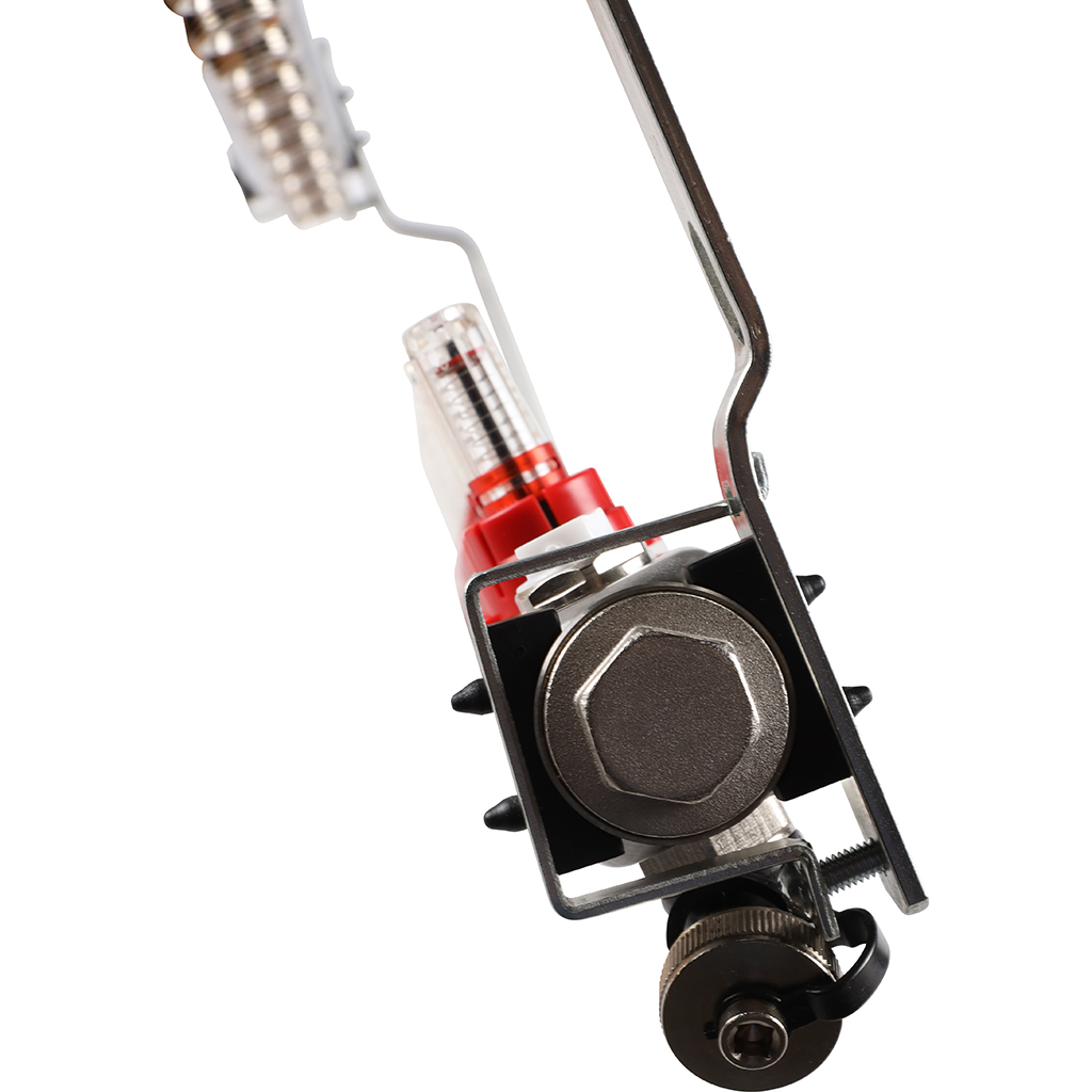 Коллектор из нержавеющей стали с расходомерами ROMMER, с клапаном вып. воздуха и сливом 12 выходов