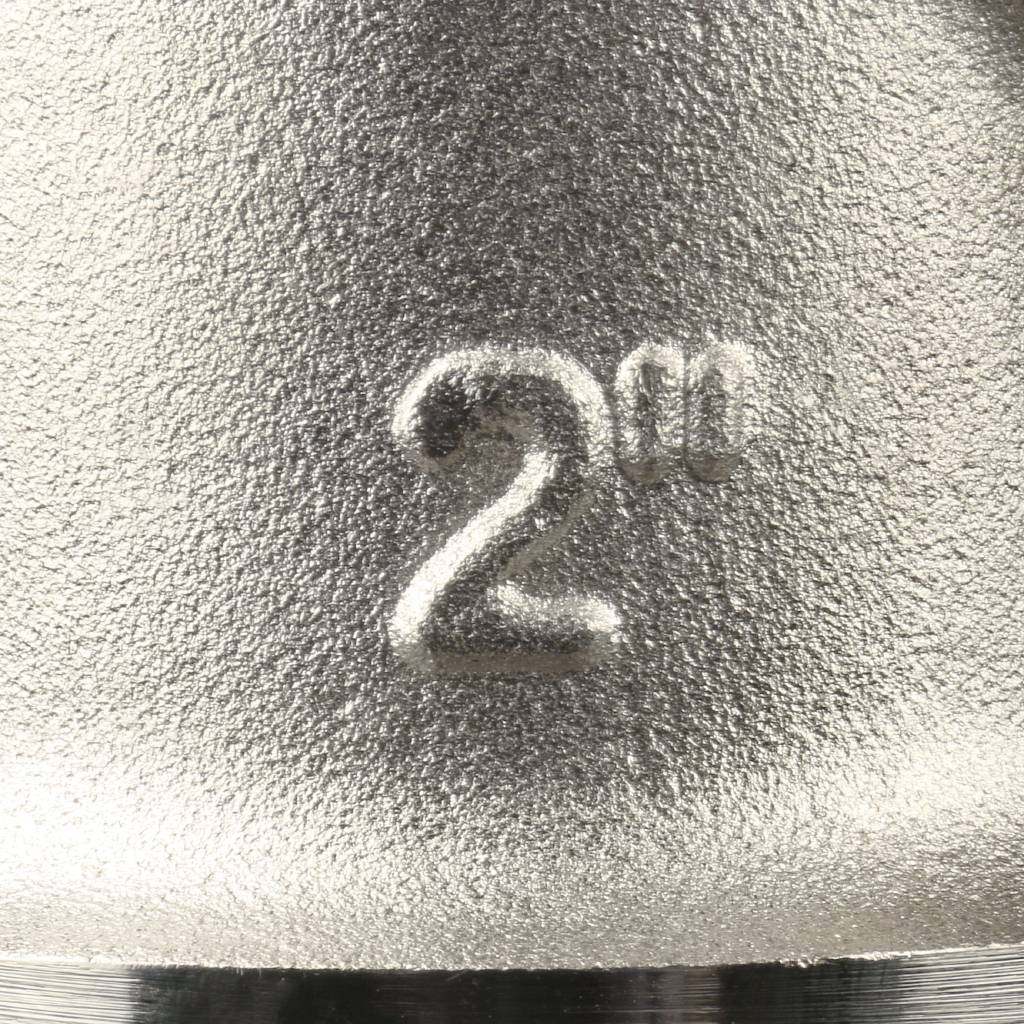 Угольник STOUT с упором НВ никелированный 2, SFT-0016-000002