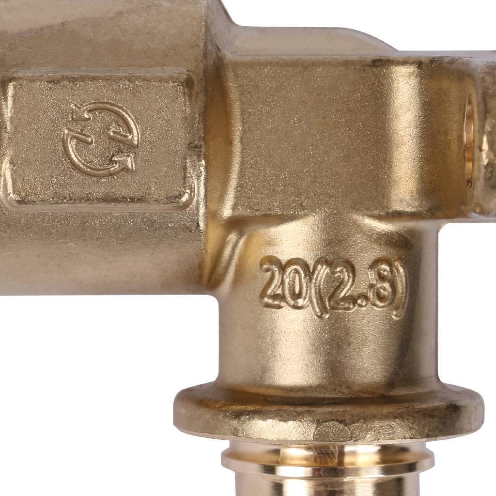 Угольник STOUT настенный с длинным нарезным патрубком 20-Rp 1/2, SFA-0032-002012