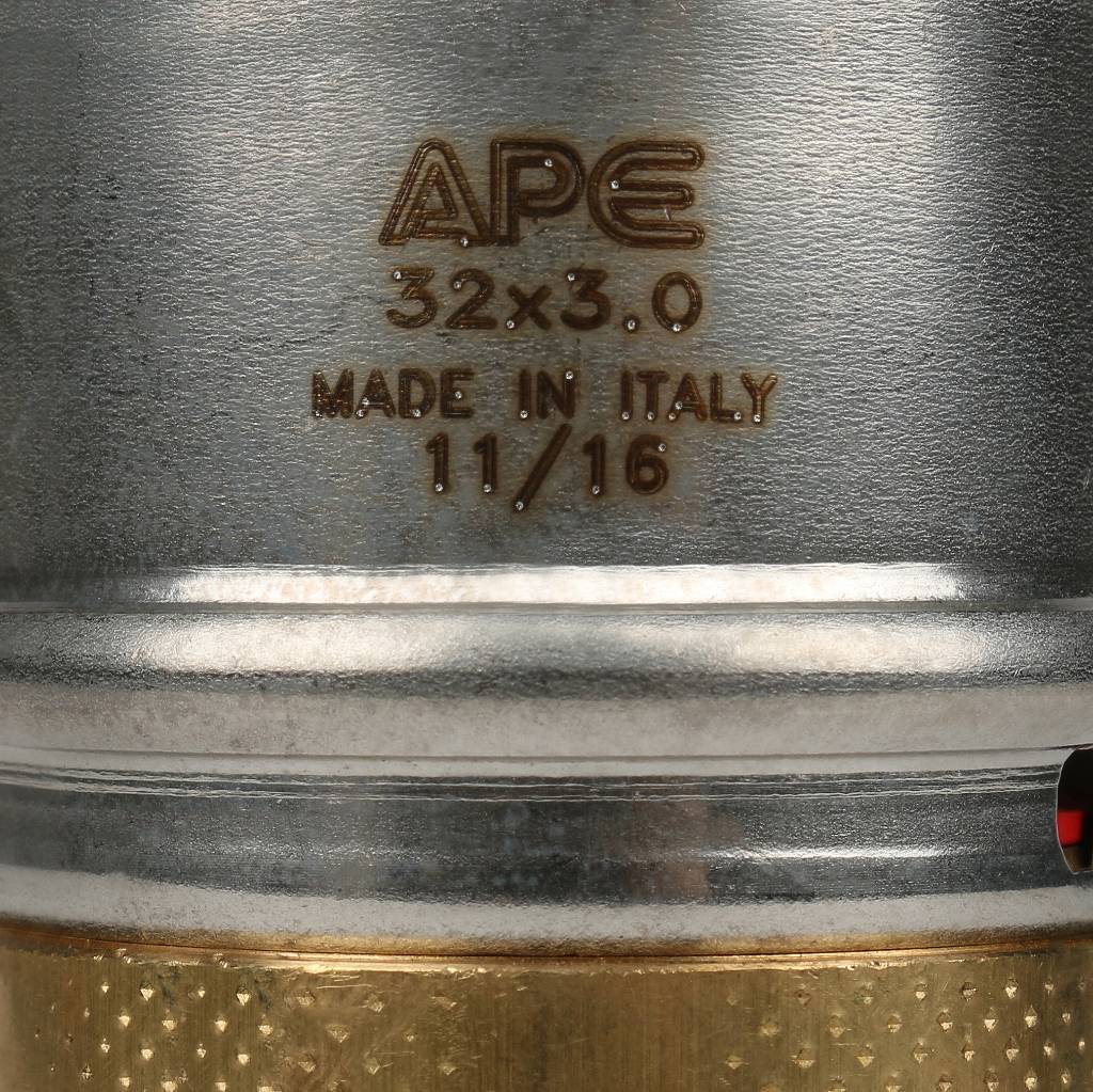 Муфта STOUT соединительная равнопроходная 32х32 для металлопластиковых труб прессовой, SFP-0003-003232