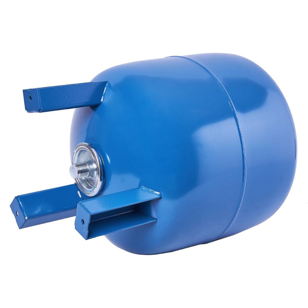 Расширительный бак Reflex DE 33 для водоснабжения вертикальный, ножки (цвет синий), 7305500