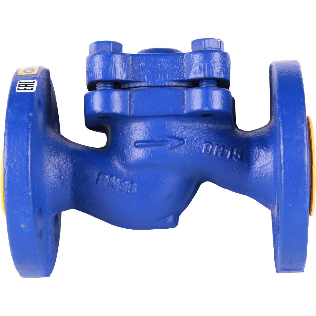 Клапан обратный подъемный ZETKAMA 287A Ду15 Ру16 фланцевый из чугуна, 287A015C31