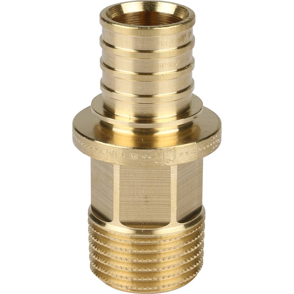 Переходник РЕХАУ RAUTITAN с наружной резьбой 20-R 1/2 RX+ для труб из сшитого полиэтилена аксиальный