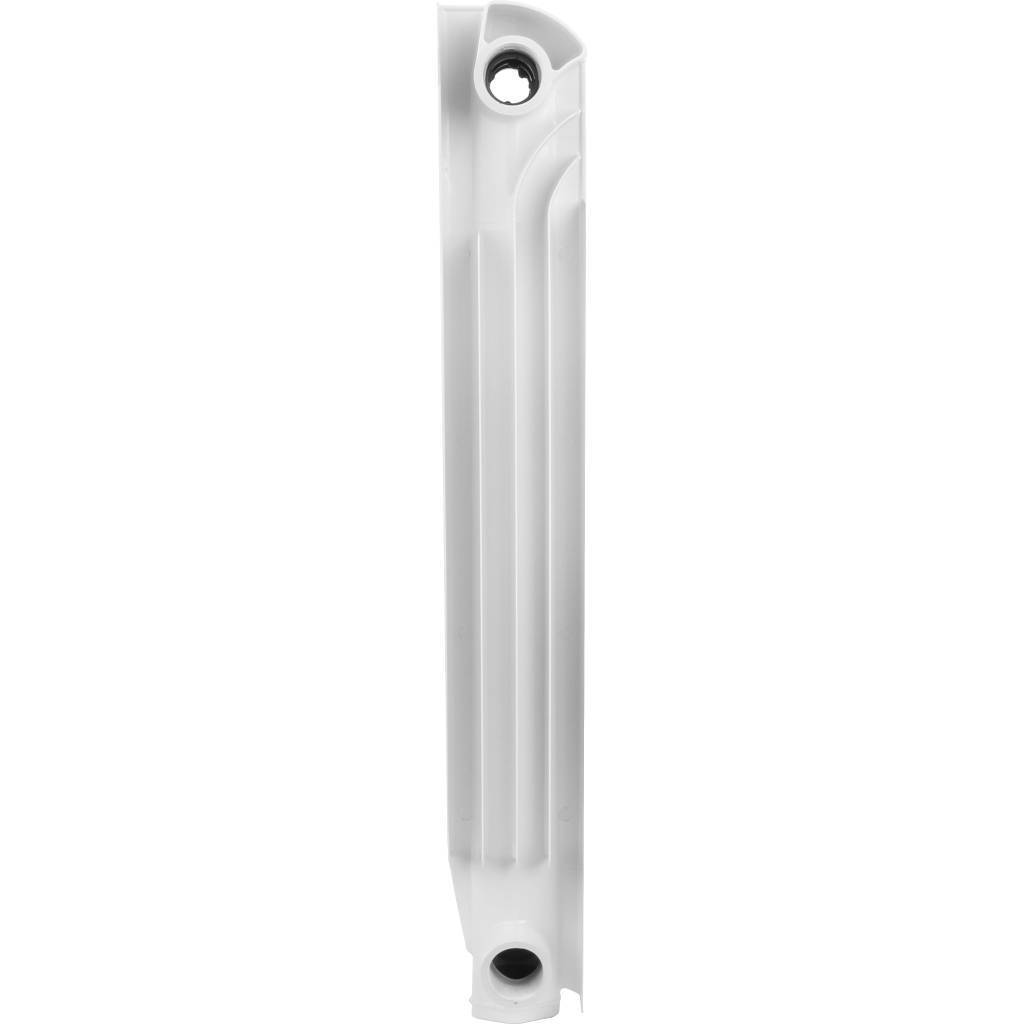 Радиатор алюминиевый Global ISEO 500 4 секции боковое подключение (белый RAL 9010), IS05001004