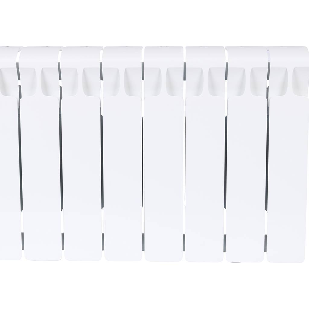 Радиатор биметаллический RIFAR MONOLIT 350 8 секций боковое подключение (белый RAL 9016), 3RM35-8