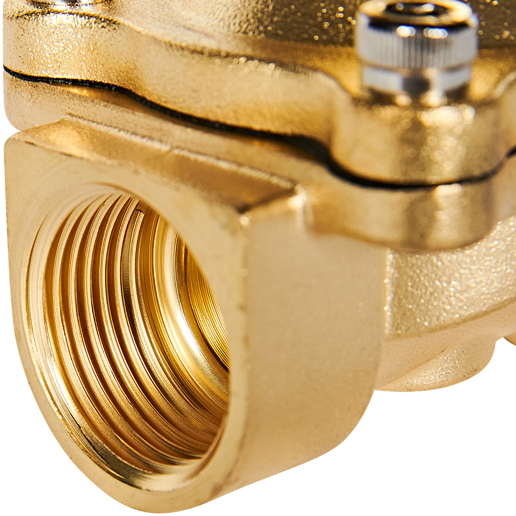 STOUT Клапан соленоидный (электромагнитный) прямого действия НЗ 24В G3/4 SSV-0010-024020