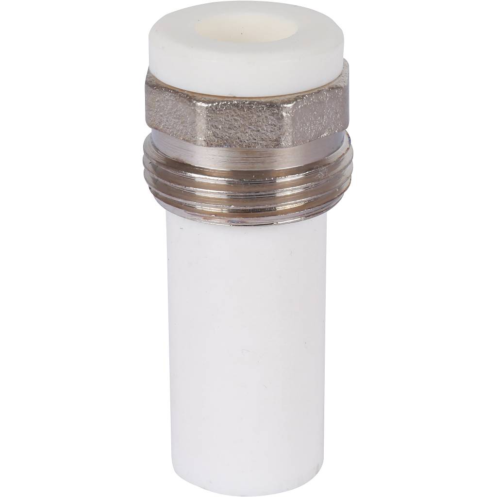 Штуцер Kalde с гайкой наружная резьба для полипропиленовых труб 20х3/4, 3252-tnm-200c00